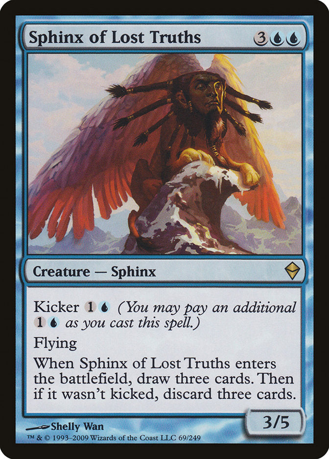 Sphinx of Lost Truths [Zendikar] | Impulse Games and Hobbies