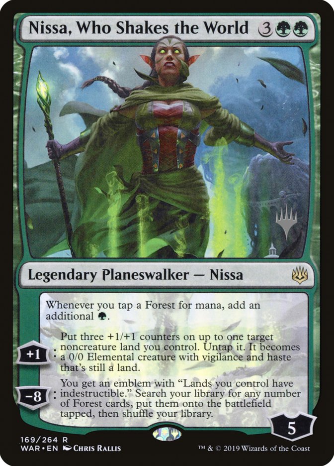 Nissa, Who Shakes the World (Promo Pack) [War of the Spark Promos] | Impulse Games and Hobbies