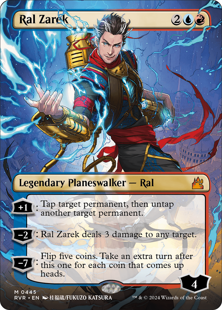 Ral Zarek (Anime Borderless) [Ravnica Remastered] | Impulse Games and Hobbies