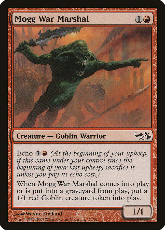 Mogg War Marshal [Duel Decks: Elves vs. Goblins] | Impulse Games and Hobbies