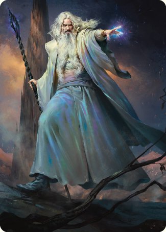 Saruman of Many Colors Art Card [The Lord of the Rings: Tales of Middle-earth Art Series] | Impulse Games and Hobbies