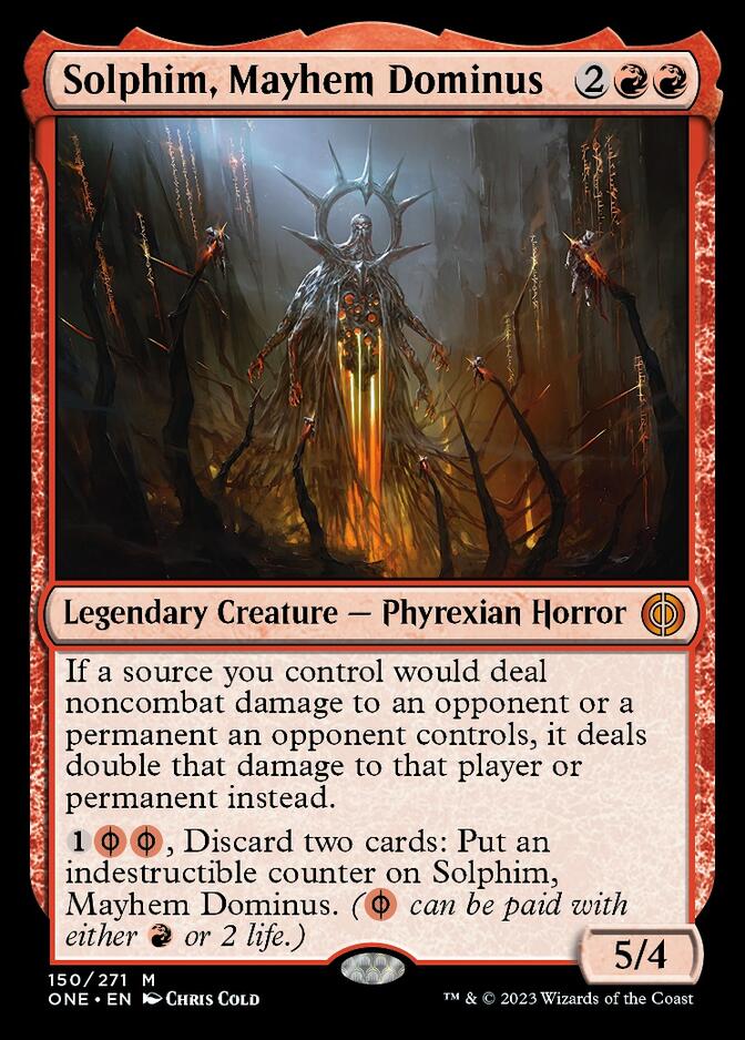 Solphim, Mayhem Dominus [Phyrexia: All Will Be One] | Impulse Games and Hobbies