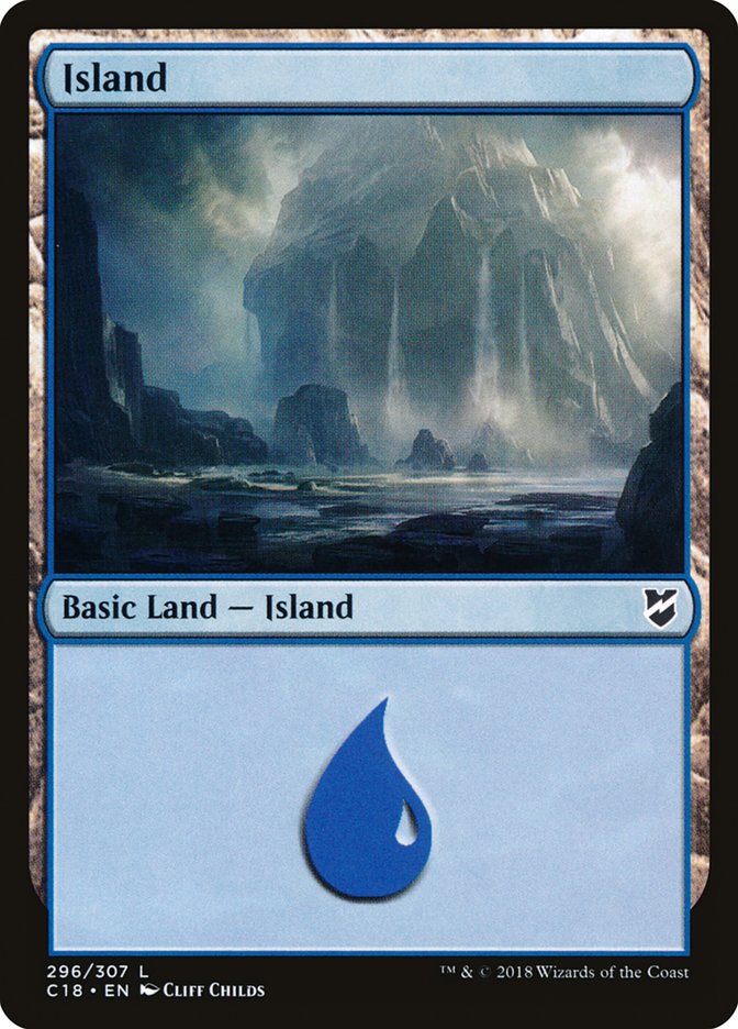 Island (296) [Commander 2018] | Impulse Games and Hobbies