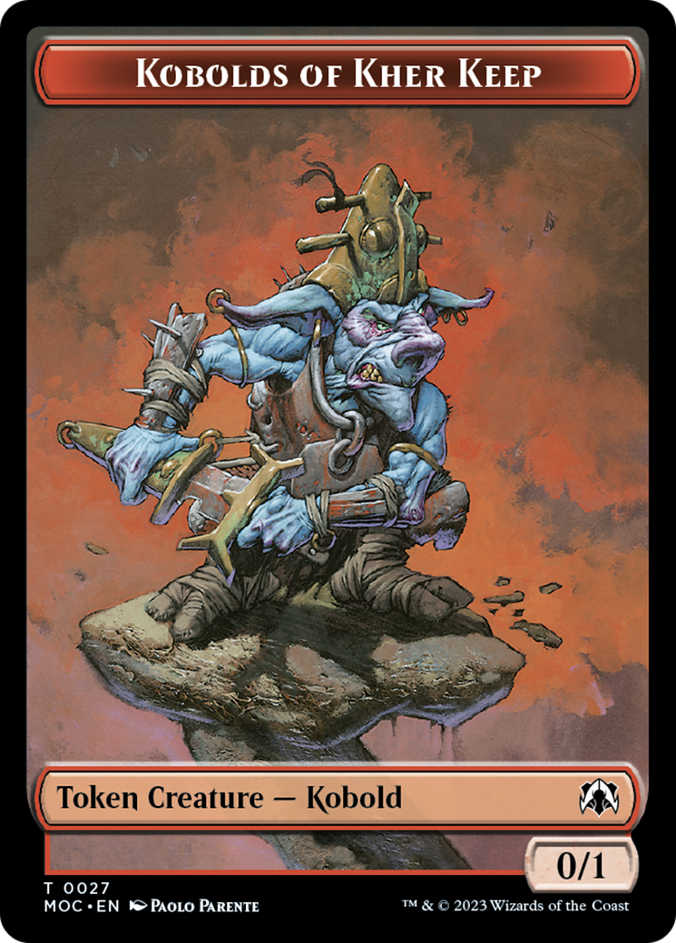 Bird // Kobolds of Kher Keep Double-Sided Token [March of the Machine Commander Tokens] | Impulse Games and Hobbies