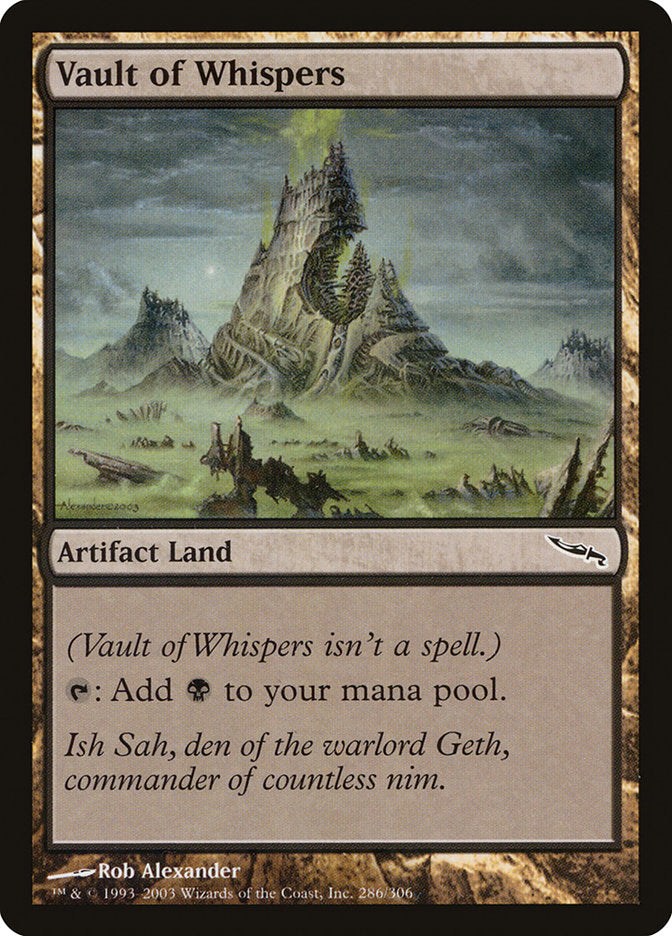 Vault of Whispers [Mirrodin] | Impulse Games and Hobbies