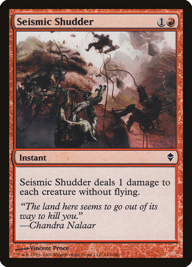 Seismic Shudder [Zendikar] | Impulse Games and Hobbies