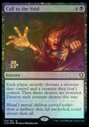 Call to the Void [Commander Legends: Battle for Baldur's Gate Prerelease Promos] | Impulse Games and Hobbies