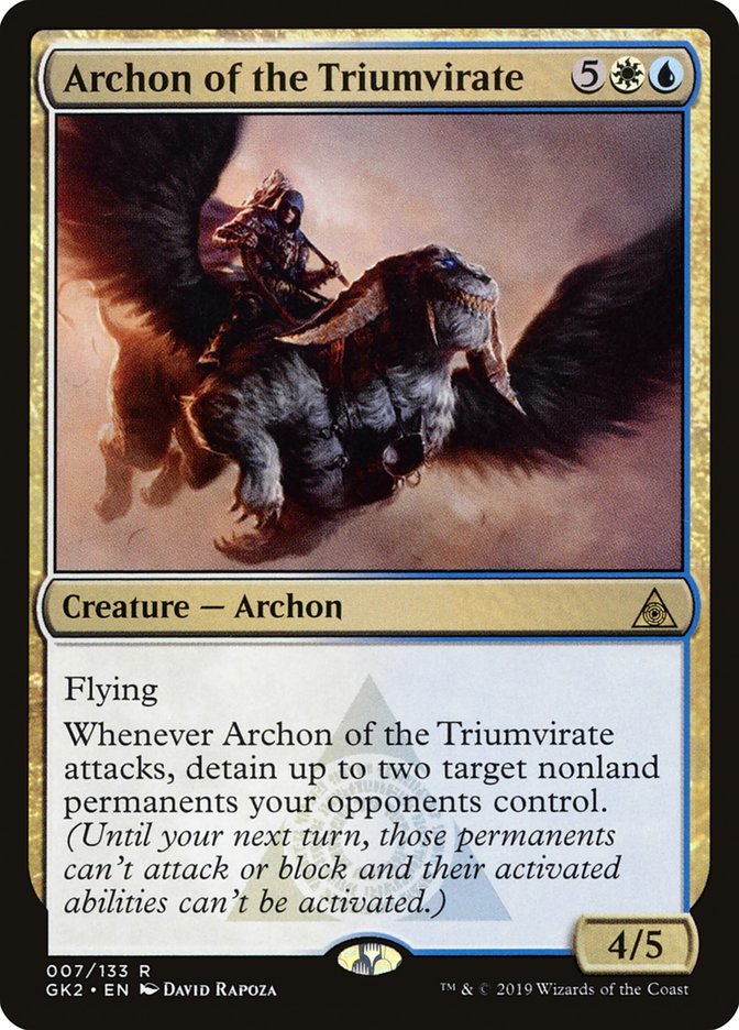Archon of the Triumvirate [Ravnica Allegiance Guild Kit] | Impulse Games and Hobbies