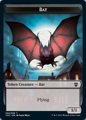 Blood // Bat Double-sided Token [Innistrad: Crimson Vow Commander Tokens] | Impulse Games and Hobbies