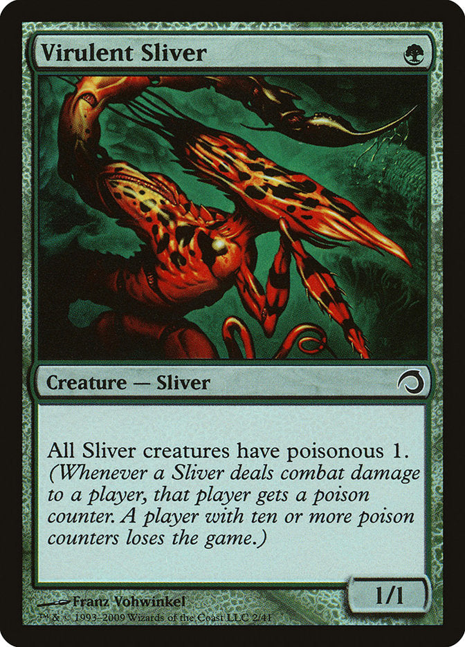 Virulent Sliver [Premium Deck Series: Slivers] | Impulse Games and Hobbies